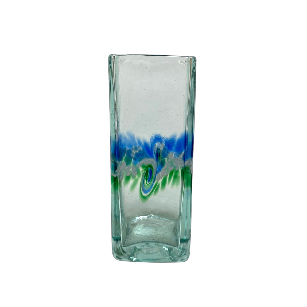 Small Square Van Glow Vase – Kitras Art Glass Inc